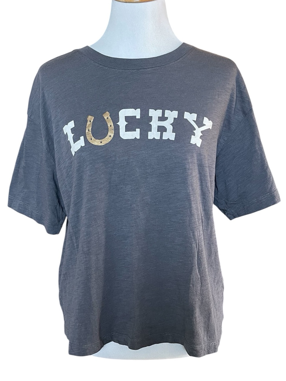 Pj Salvage Lucky in Love relaxed fit short sleeve top